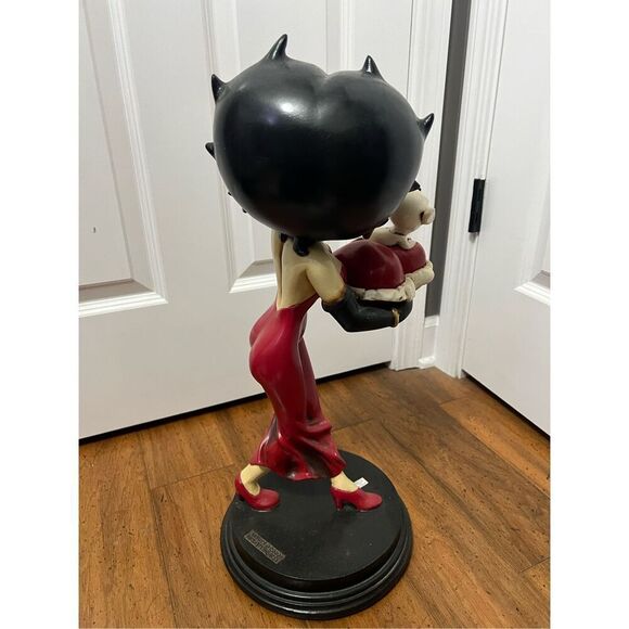 Betty Boop Vintage Rare Statue/Sculpture With Pudgy - Picture 6 of 16